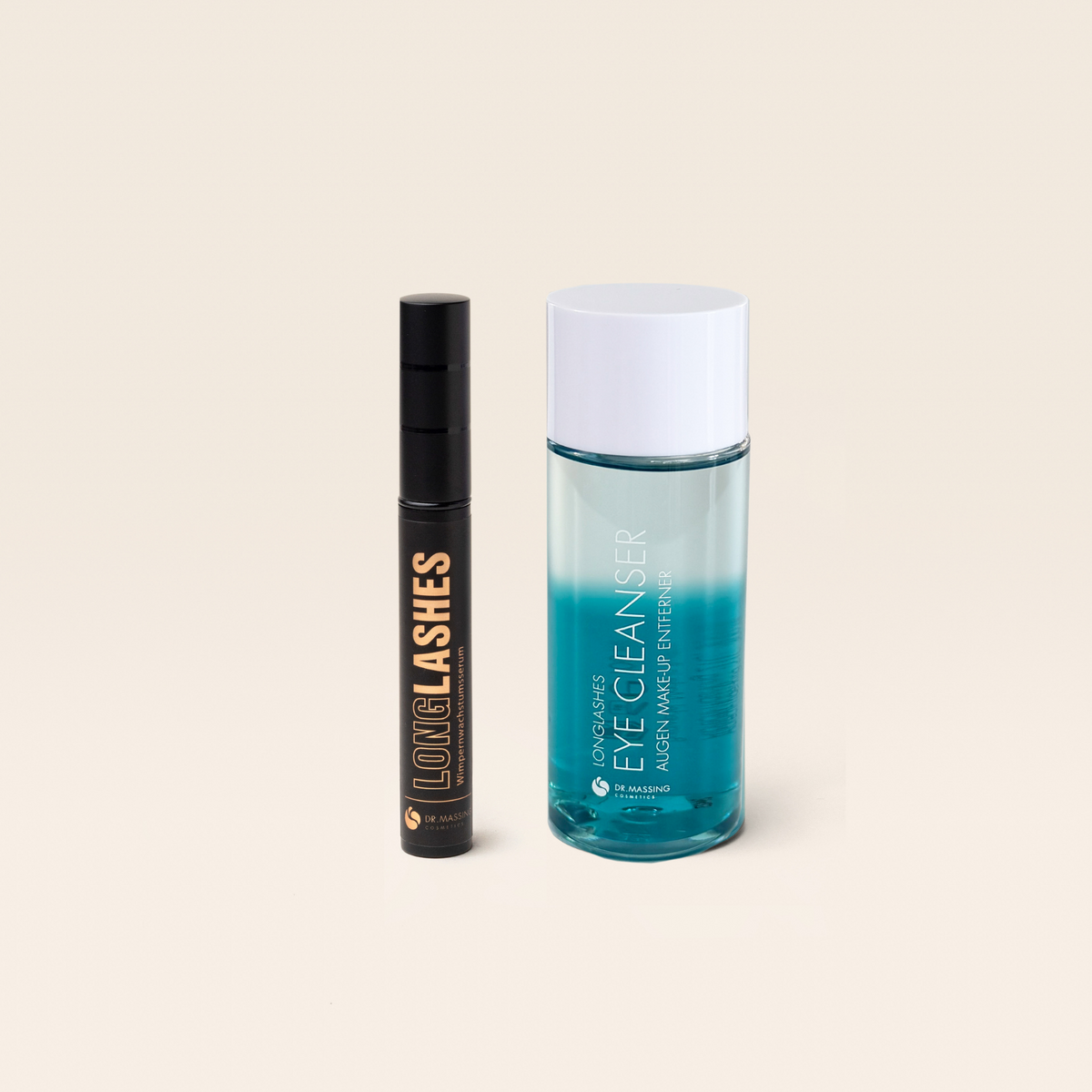 Dr. Massing Cosmetics Produktbild Classic Serum und Long Lashes Eye Cleanser