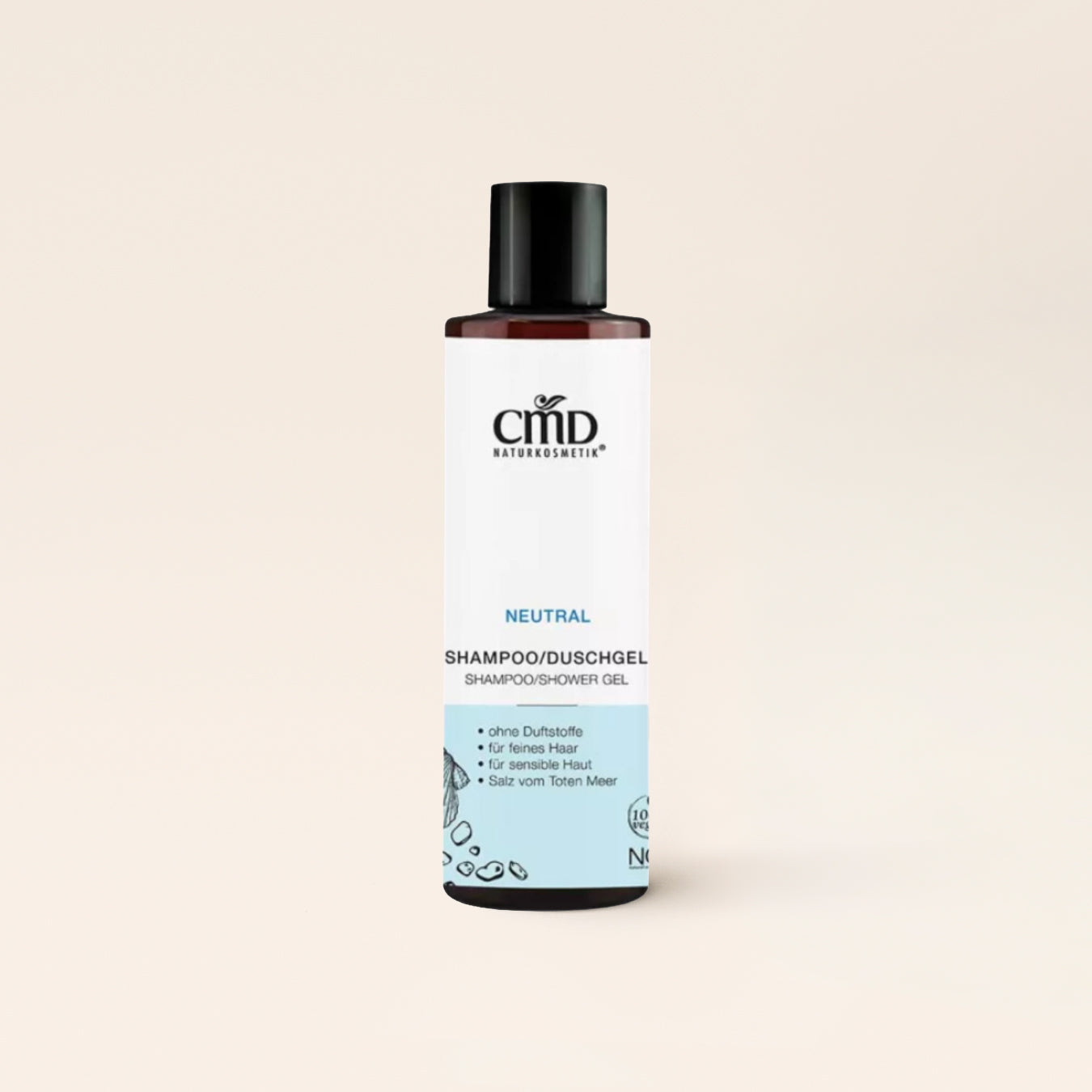 Neutrales Shampoo Duschgel mit Salz vom Toten Meer CMD Naturkosmetik