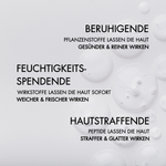Wirkstoff Vorteile der Best Selection Ampulle wie "Beruhigende Pflanzenstoffe lassen die Haut gesünder & reiner wirken, "Hautstraffende Peptide lassen die Haut straffer & glatter wirken"