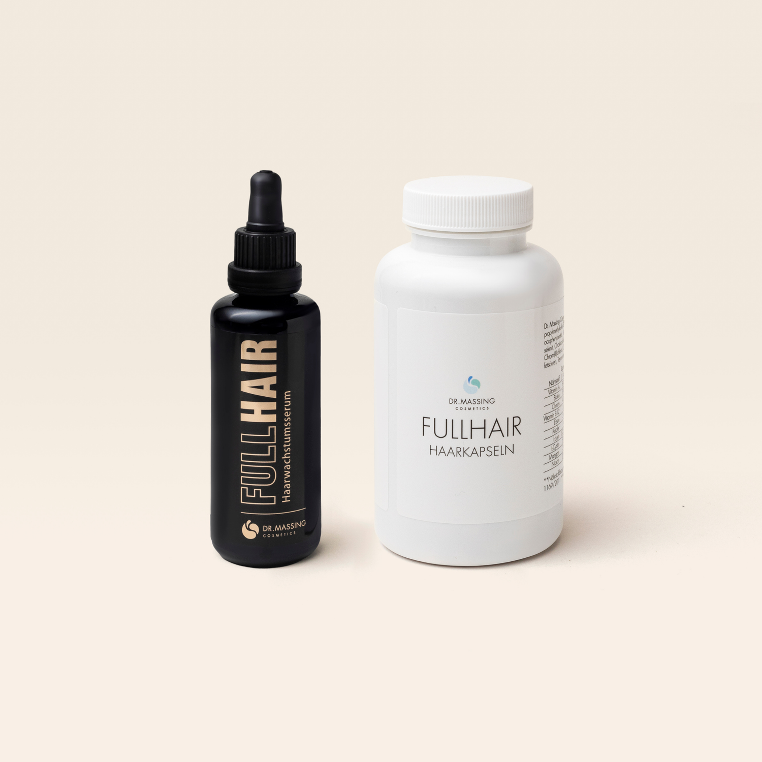 Dr. Massing Cosmetics FullHair Set mit Haarwuchsmittel und Haarkapseln
