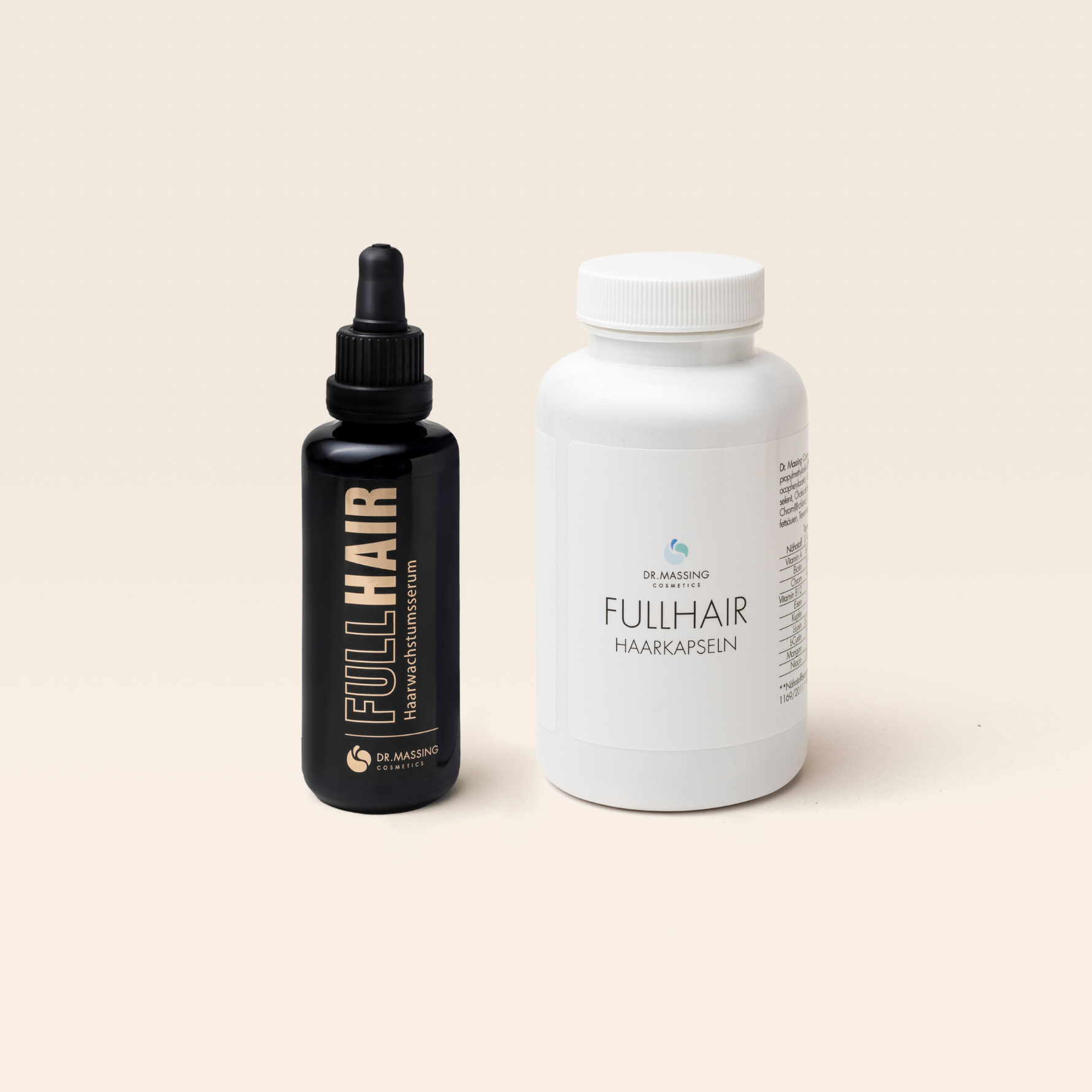 Dr. Massing Cosmetics FullHair Set mit Haarwuchsmittel und Haarkapseln