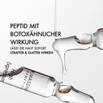Wirkstoff Vorteile der High Expression Ampulle wie "Peptid mit botoxähnlicher Wirkung lässt die Haut sofort straffer & glatter wirken"