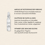 Vorteile High Expression Ampullen Box wie "Ampullen mit botoxähnlicher Wirkung", "Hautpflege bei Falten & Linien", "Optimiert jede Skincare Routine"