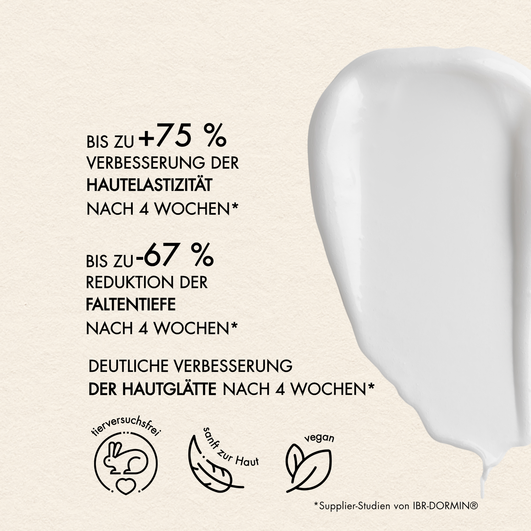 Dr Massing Hyalove Nachtcreme Reduktion der Faltentiefe bis zu -67% sowie bis zu +75% Verbesserung der Hautelastizität, Tierversuchsfrei, sanft zur Haut und vegan