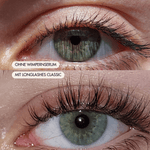 Vorher Nachher Ergebnis LongLashes Classic Wimpernserum