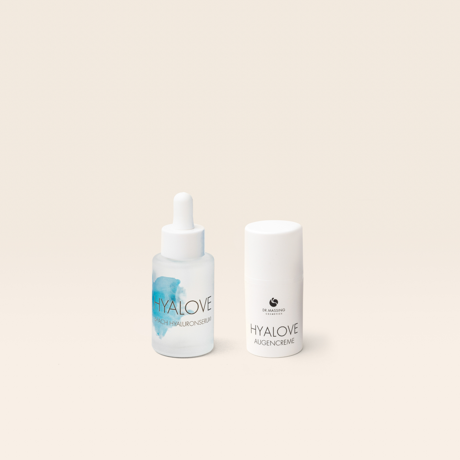 Produktbild des Eye Glow Sets mit Hyaluronserum und Augencreme
