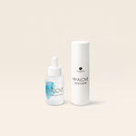 Produktbild des Day Glow Sets mit Hyaluronserum und Tagescreme
