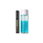 Eyessentials Duo (Volume Mascara mit Eye Cleanser) vor weißem Hintergrund