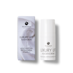 Produktbild der Luxury Lift Augencreme zusammen mit der Verpackung