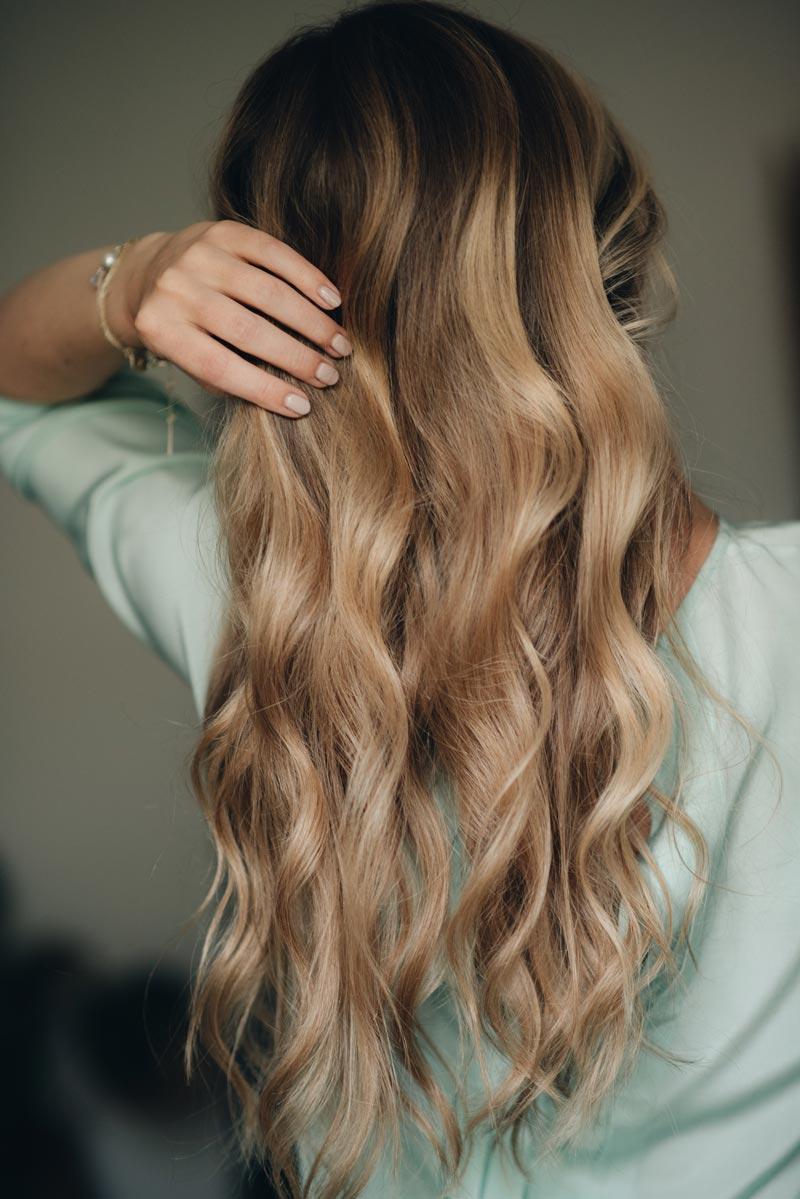Bild schönes langes Haar