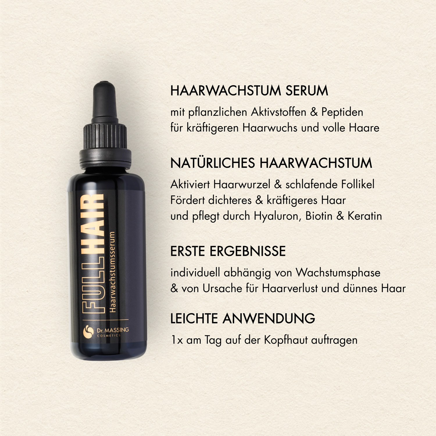 FullHair Haarserum Produkt Vorteile