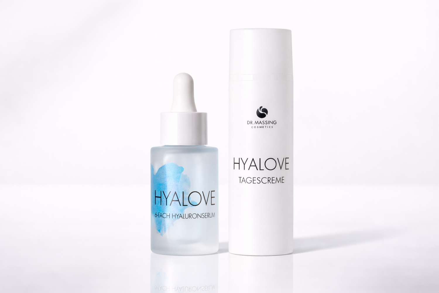 Hyalove Day Glow Duo Hyalove Hyaluronserum Serum Tagescreme Produktbild
