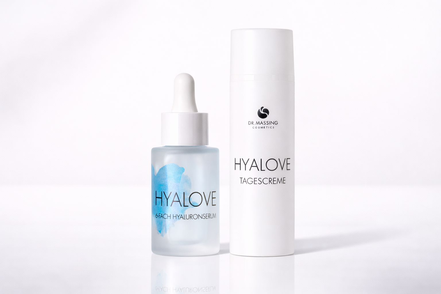 Hyalove Day Glow Duo Hyalove Hyaluronserum Serum Tagescreme Produktbild