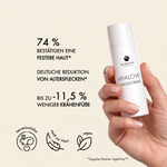 Dr Massing Hyalove Tagescreme Festere Hat und Reduktion von Altersflecken sowie bis zu -11,5% weniger Krähenfüße. Tierversuchsfrei, sanft zur Haut und vegan