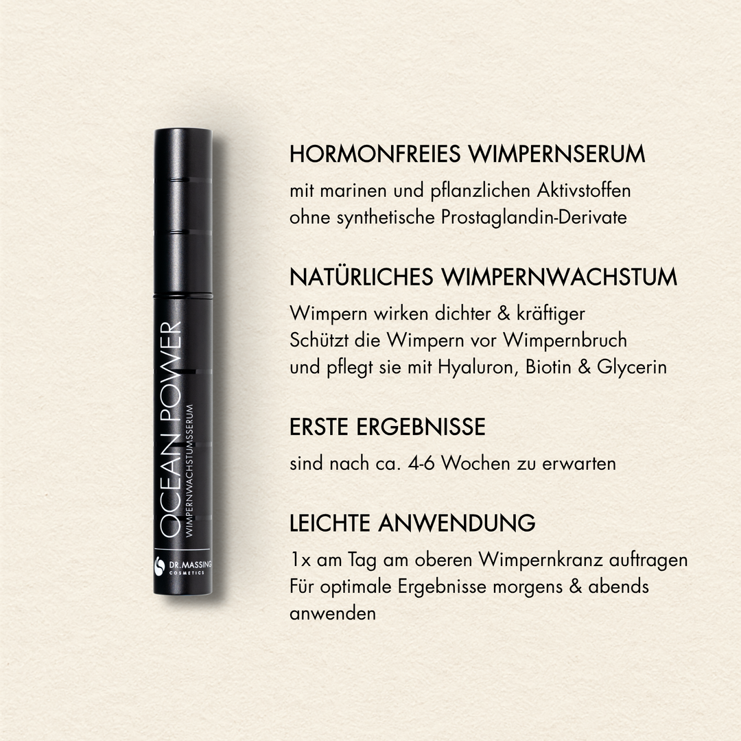 Vorteile des Ocean Power Wimpernserum