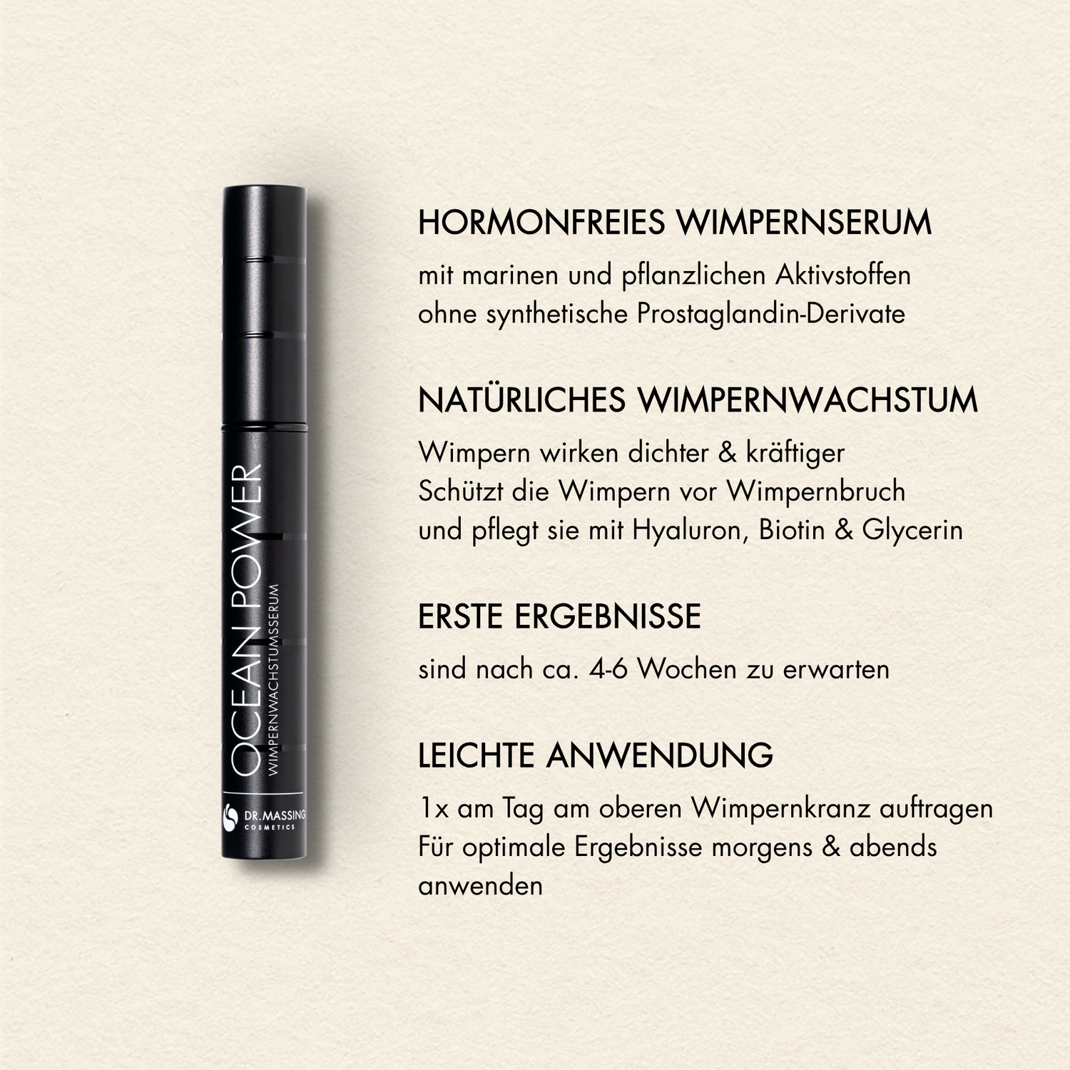 Vorteile des Ocean Power Wimpernserum