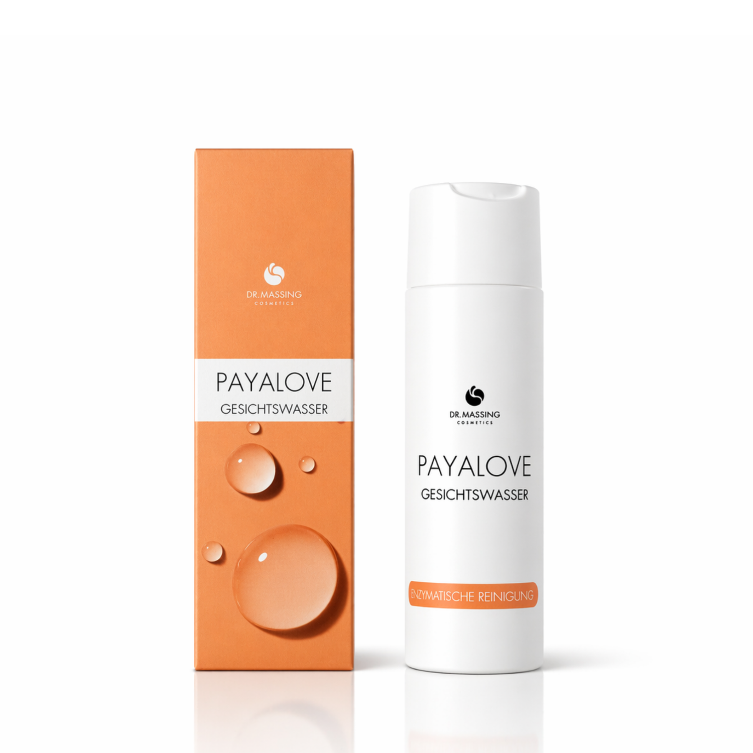 Dr. Massing Cosmetics Payalove Enzymatisches Gesichtswasser Produktbild mit Verpackung