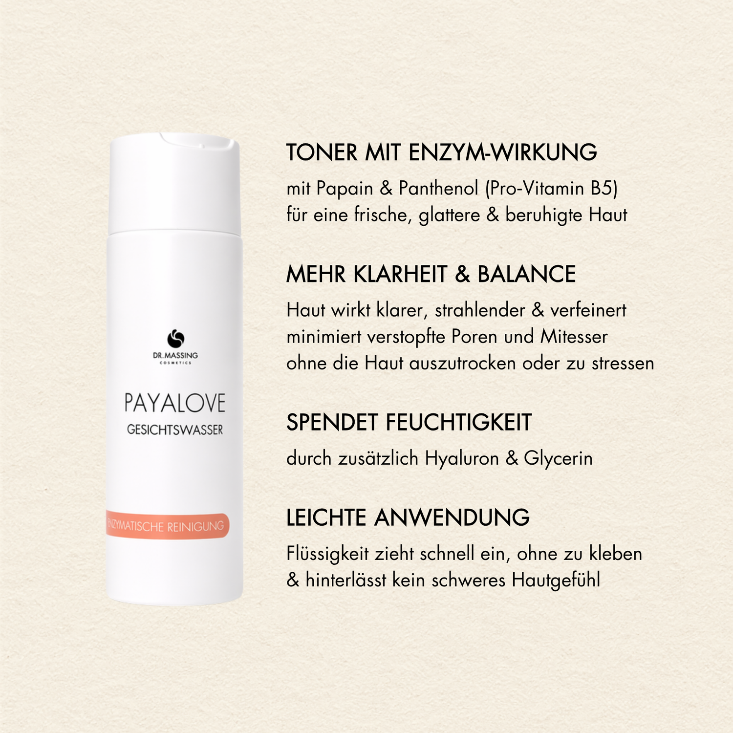 Produkt Vorteile des Payalove Gesichtswasser
