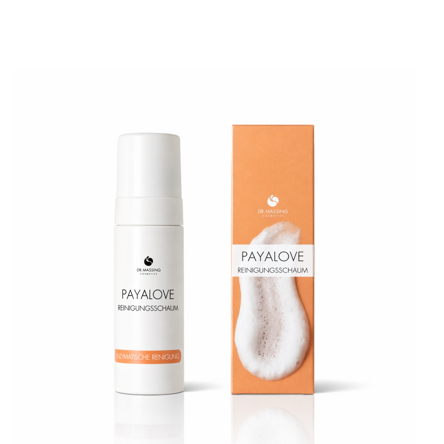 Dr. Massing Cosmetics Payalove Reinigungsschaum Produktbild mit Verpackung