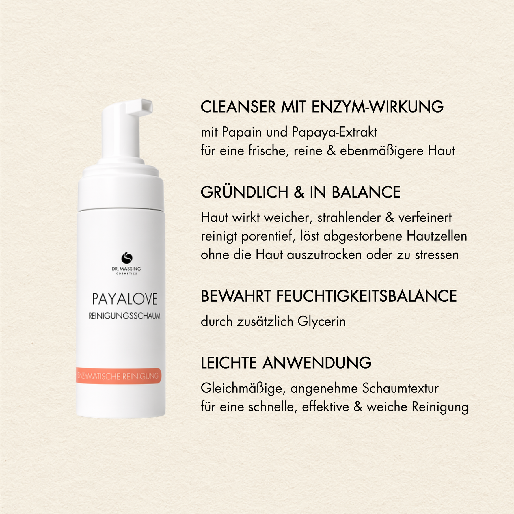 Vorteile des Payalove Reinigungsschaum