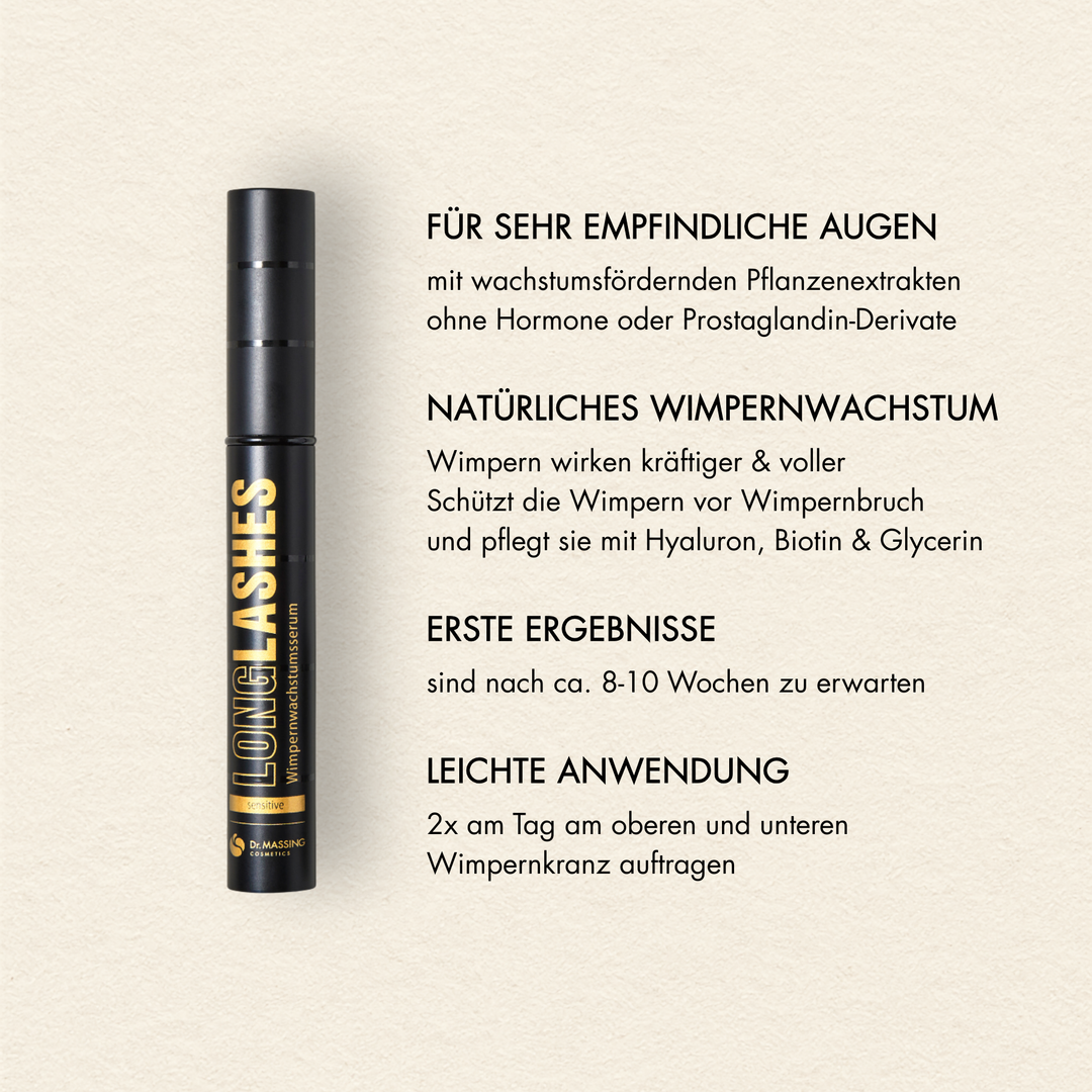 LongLashes · Sensitive Wimpernserum