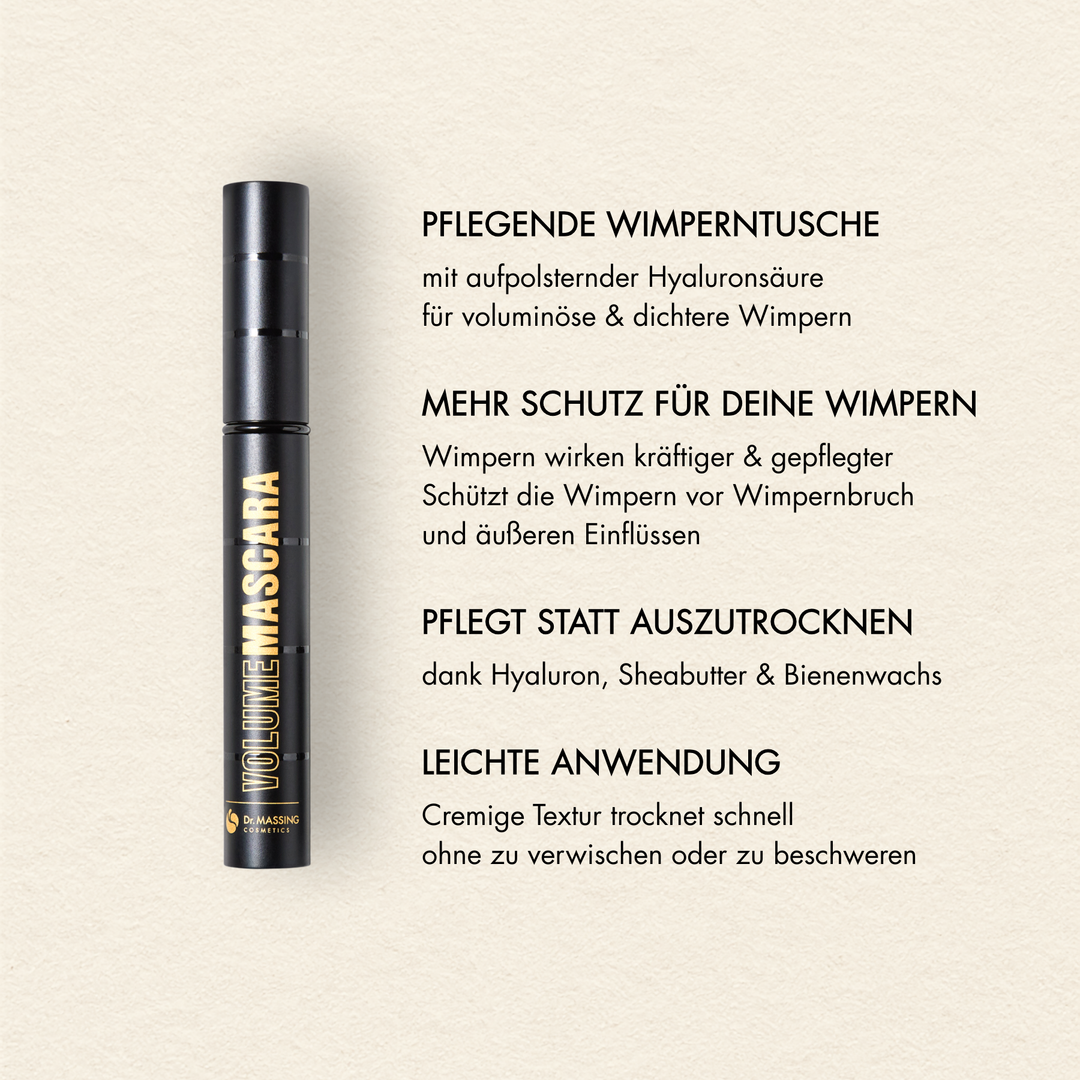 LongLashes · Volume Mascara mit Hyaluronsäure