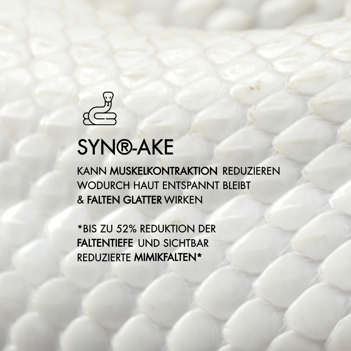 Vorteile wie Faltenglättung und reduzierte Mimikfalten des Wirkstoffs SYN_ALE kurz zusammengefasst